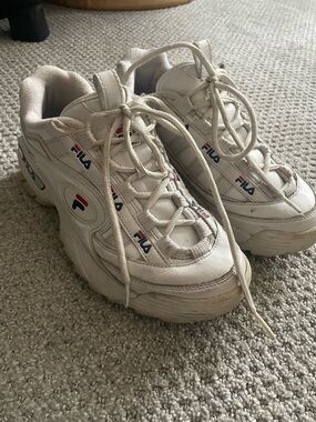 White Fila Sneakers